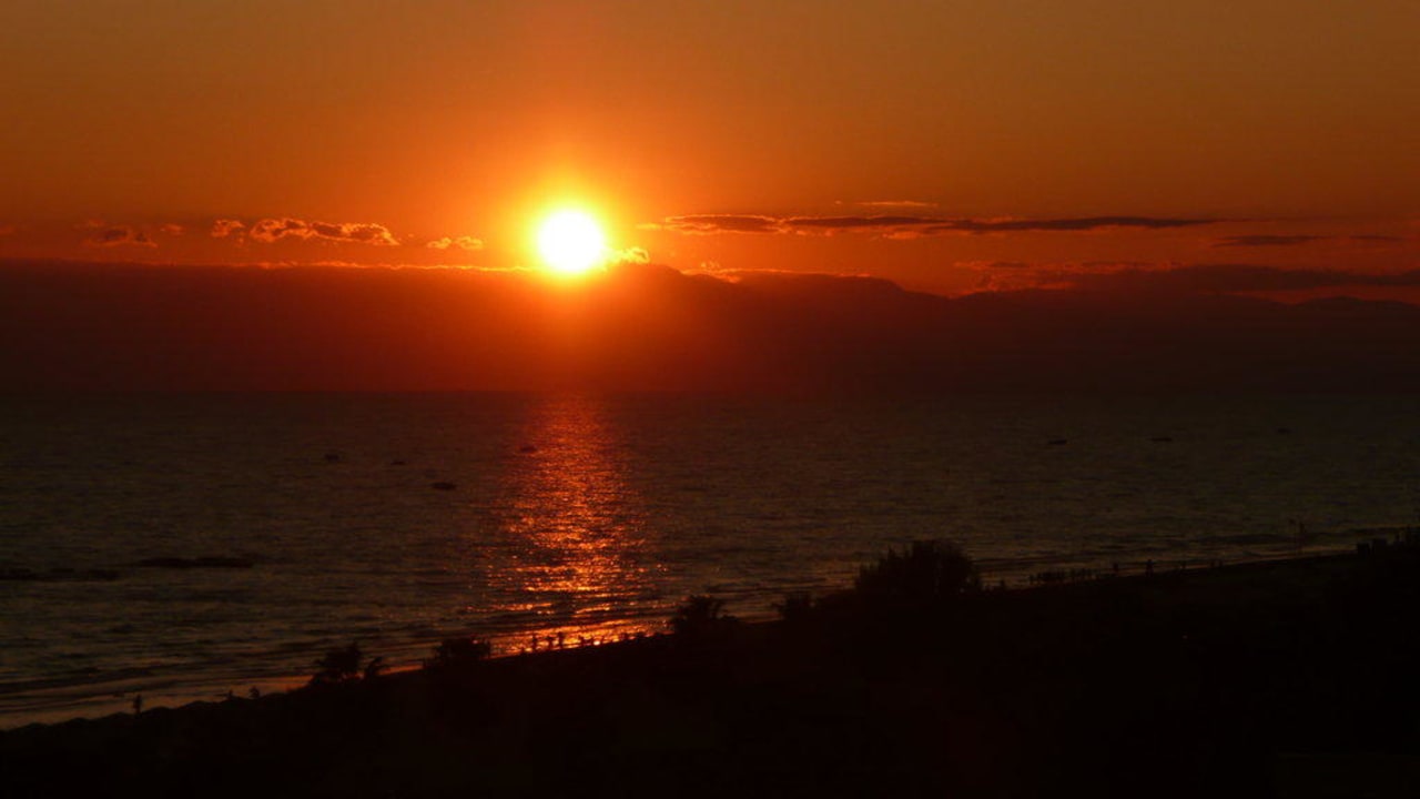 Sonnenuntergang Hotel Defne Garden