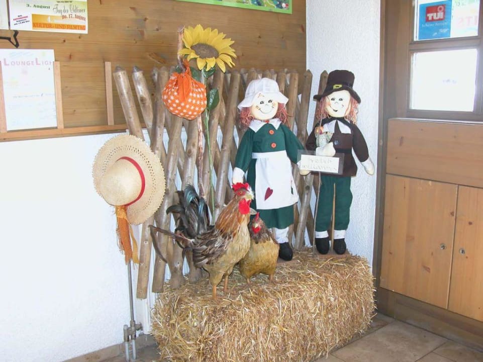 Deko-Eingangsbereich Aparthotel Kupferkanne