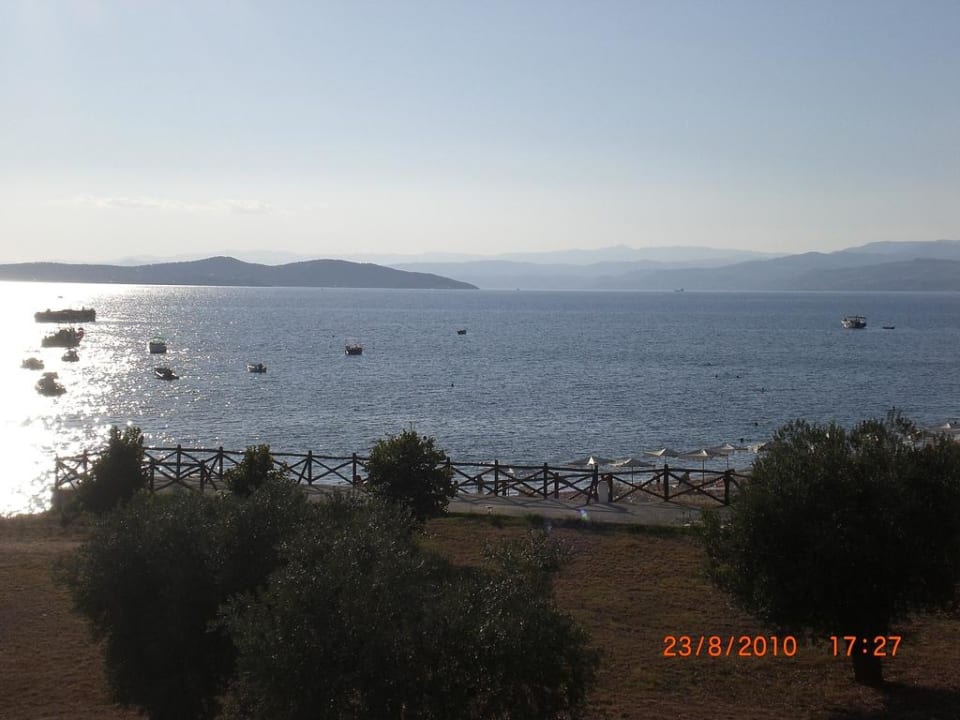 Ausblick vom Balkon aus Xenia Ouranoupolis