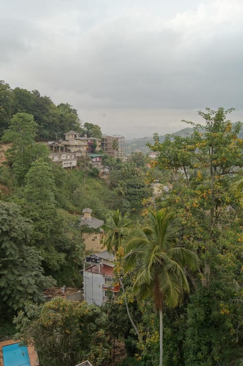 Superschöner Blick vom Balkon Oak Ray Serene Garden Hotel