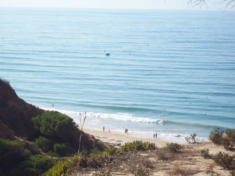 Blick von der Terrasse auf den Strand PortoBay Falésia