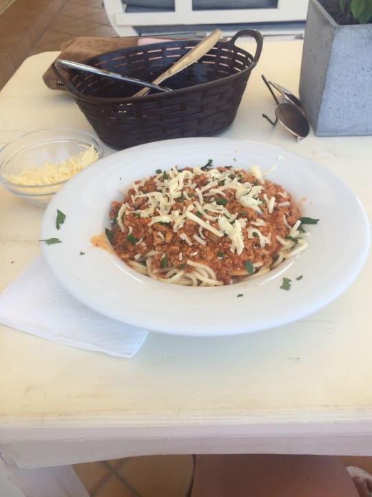Spaghetti Bolognese Hotel Kathrin Beach