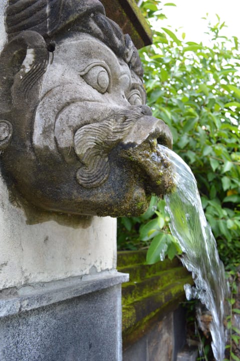 Dusche am Stand Villa Shanti Beach