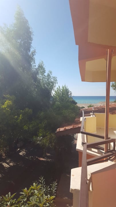 Seitlicher Meer Blick vom zimmer Hotel Grün