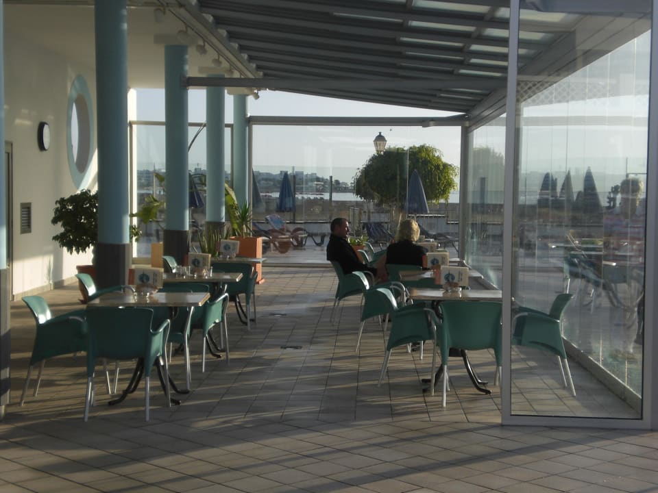 Windgeschützter Bereich Hotel Las Costas