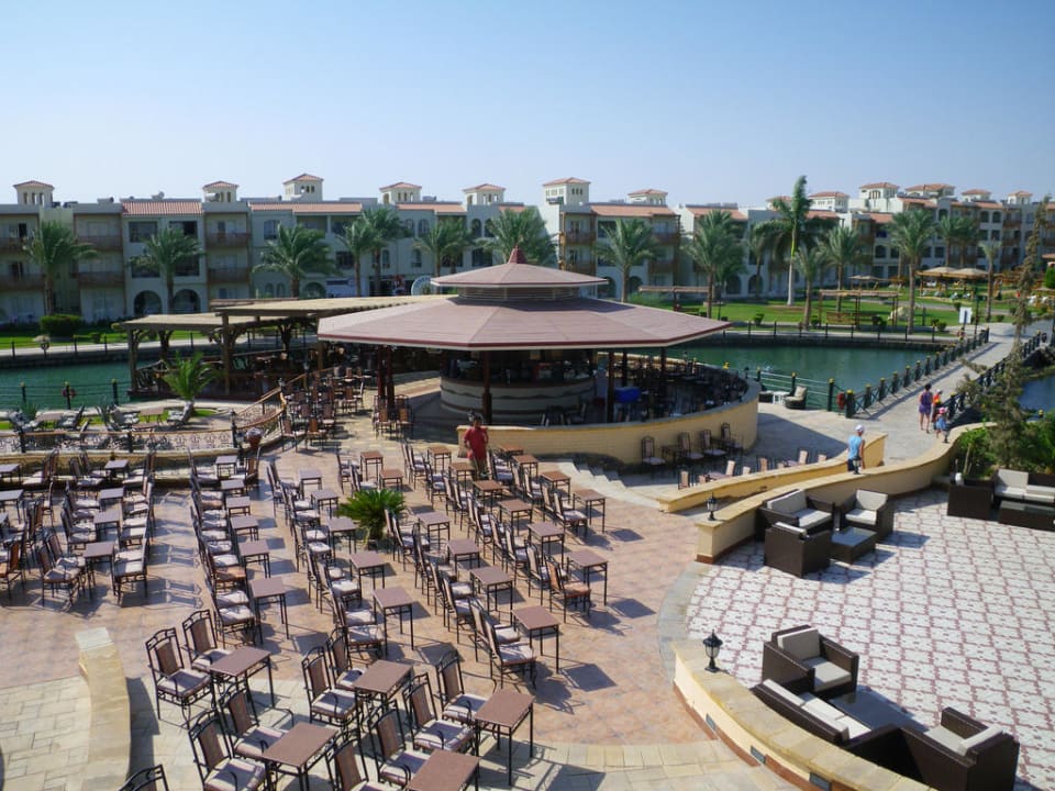 Island-Bar von oben gesehen Pickalbatros Dana Beach Resort - Hurghada