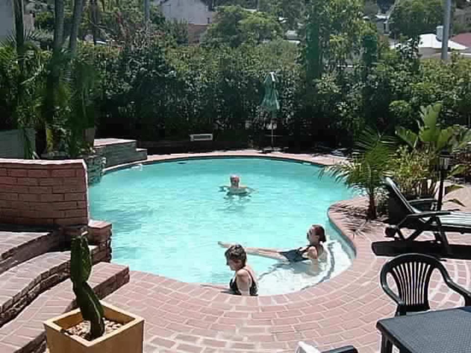 Pool-Sicht vom Frühstücksraum Mediterranean Villa