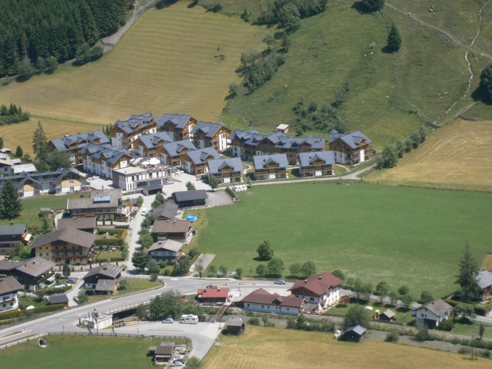 Das Schönblick Mountain Ressort vom Hausberg aus. Schönblick Mountain Resort & Spa - Das Original!