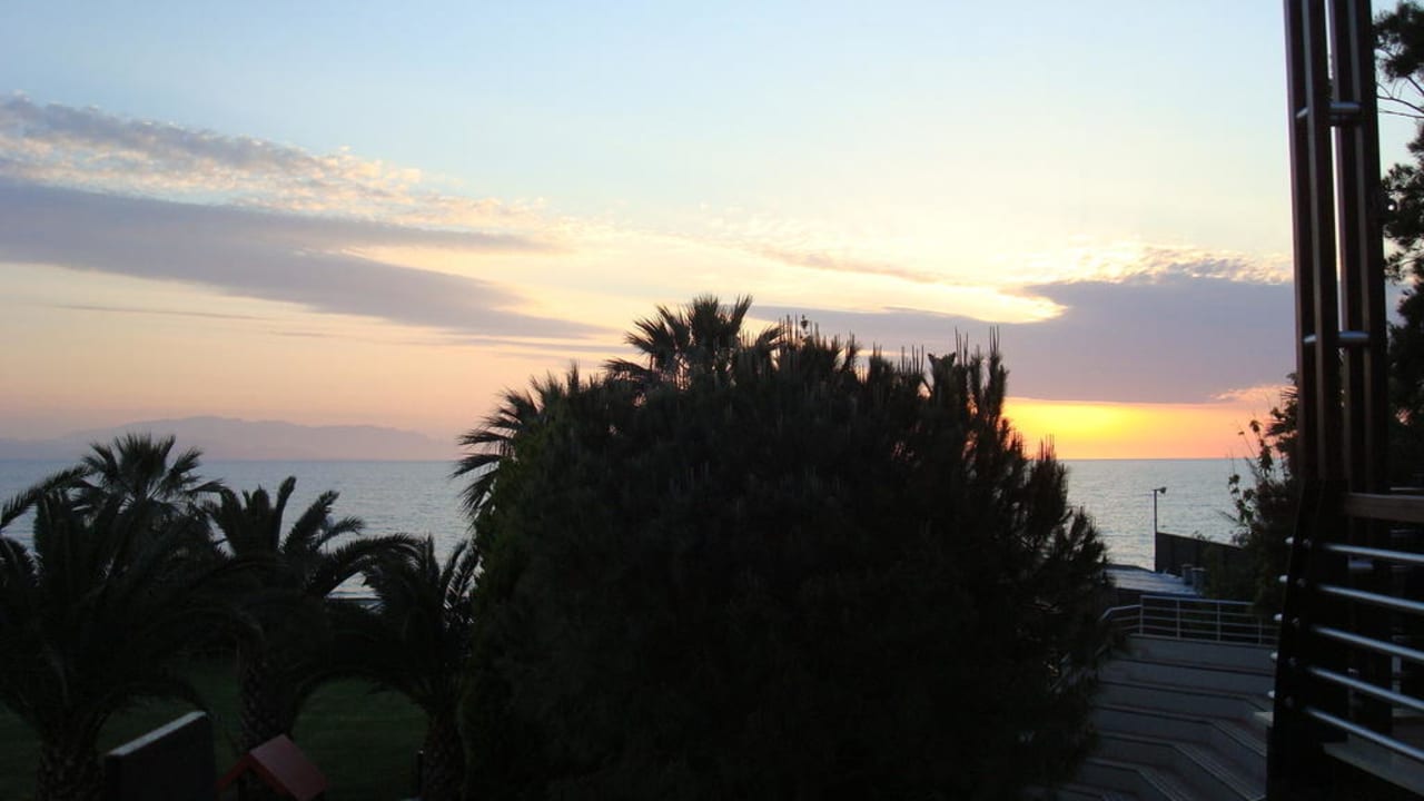 Aussicht von der Terrasse des Restaurants... Hotel Ephesia