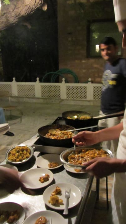 Kochvorführung Hotel Ranbanka Palace