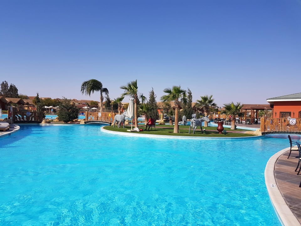 Eine der vielen Poolanlagen Pickalbatros Jungle Aqua Park Resort - Neverland Hurghada