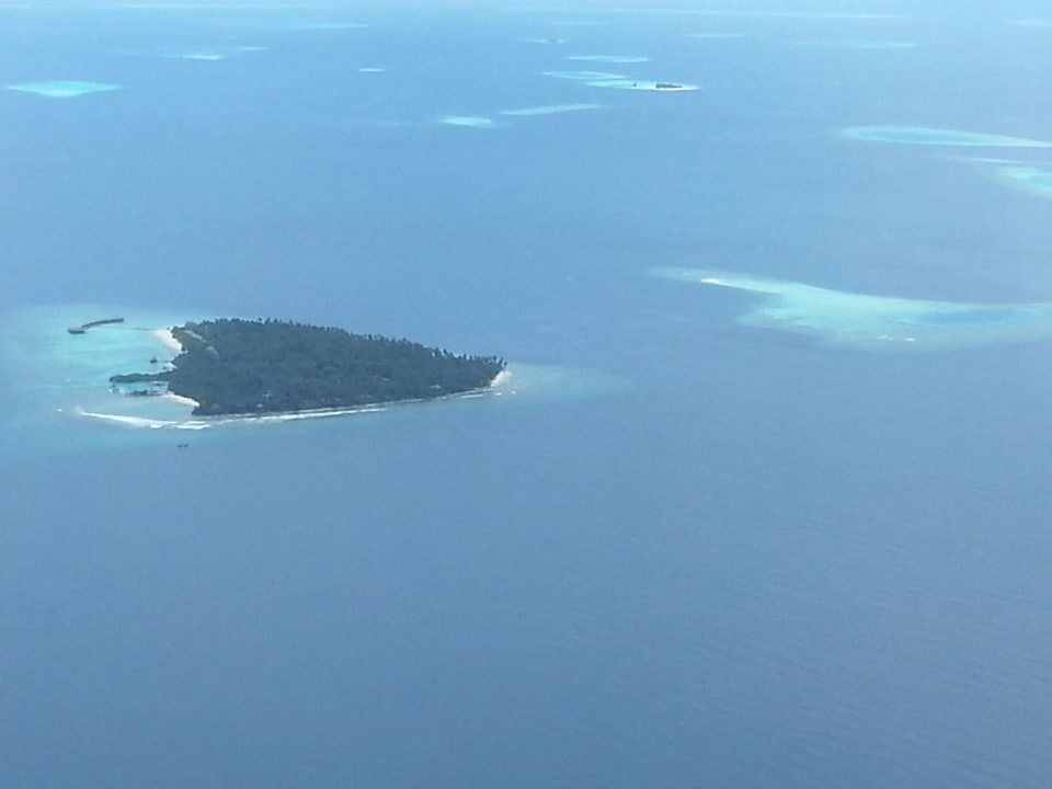 Filitheyo vom Wasserflugzeug aus Filitheyo Island Resort