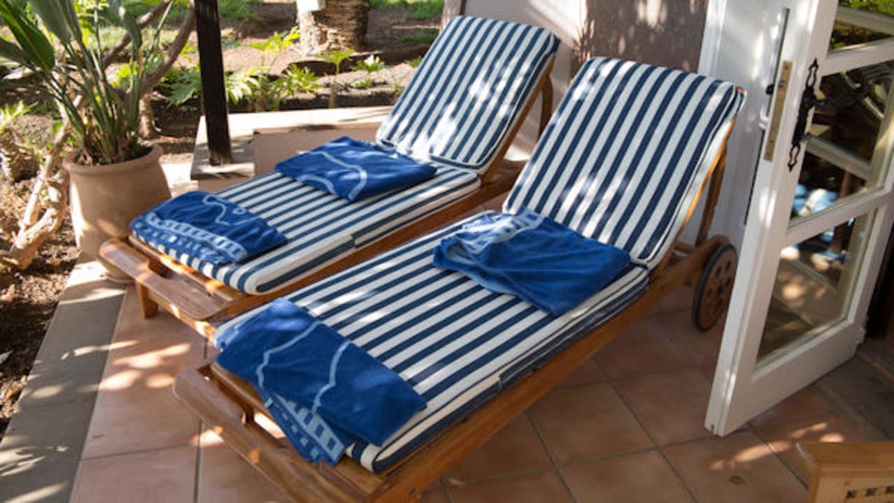 Liegen auf der Terrasse Seaside Grand Hotel Residencia