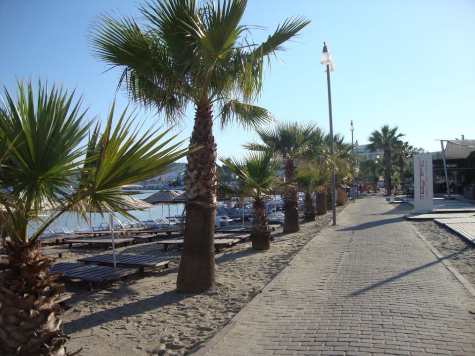 Fußgängerzone entlang der Strandpromenade Very Chic Bodrum Adult Only