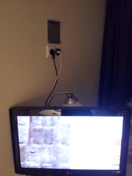 TV - Richtung Bett gedreht! Seehotel Litz