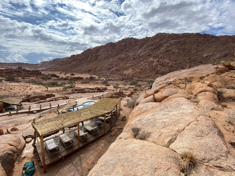 Ausblick Fest Inn Fels Farm-Lodge