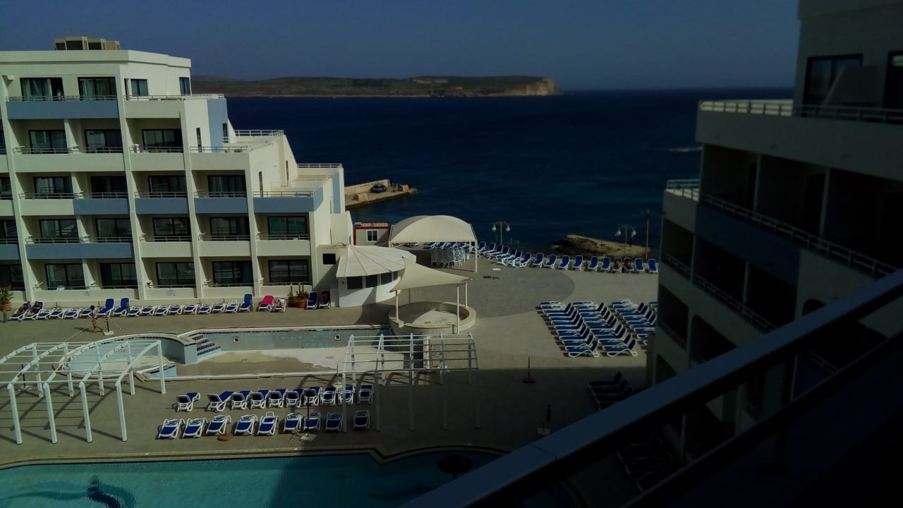 Der Ausblick vom Zimmerbalkon. Riviera Spa Resort - Adults Only