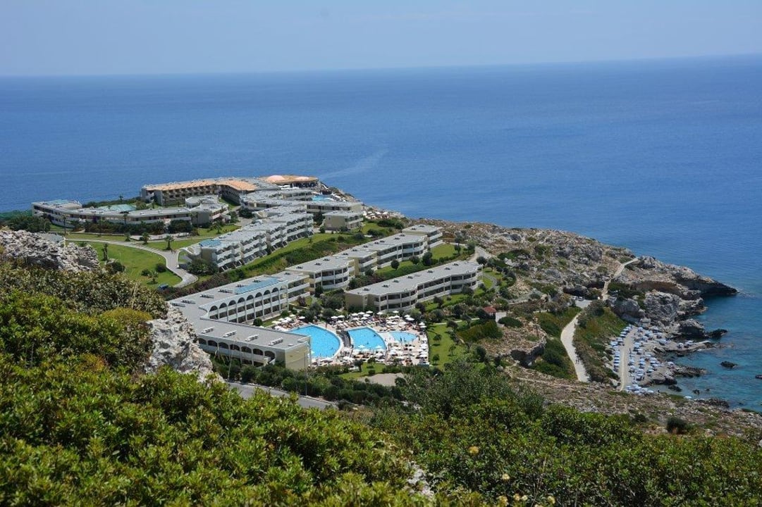 Hotel von oben... Hotel Kalithea Horizon Royal