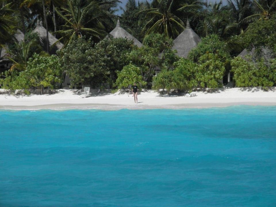 Strand bei schönem Wetter Angaga Island Resort