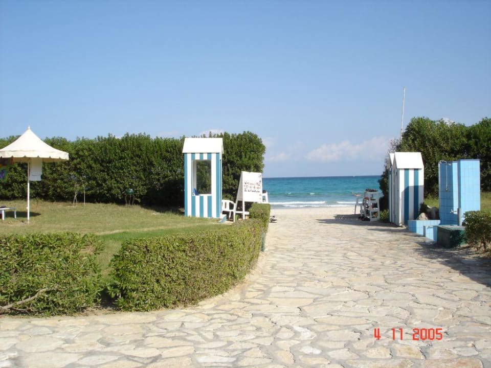 Blick zum Strand Mahdia Palace Thalasso