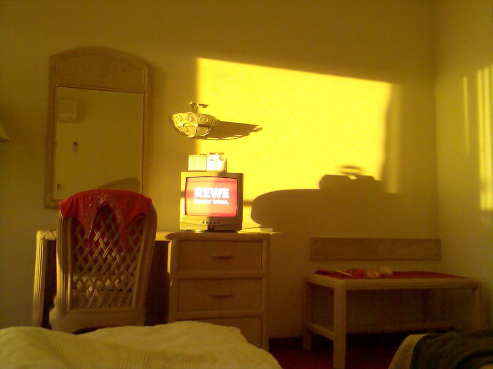 Mein Zimmer in der Abendsonne Aska Hotel Just in Beach