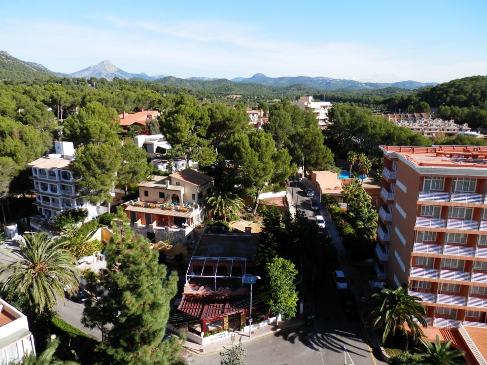 Hinterland vom Hotelflur aus Valentin Reina Paguera