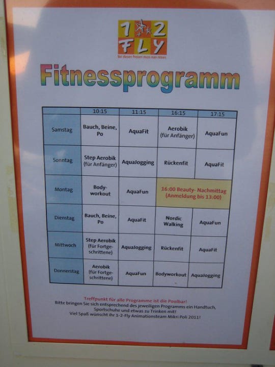 Fitnessprogramm Atlantica Mikri Poli Crete