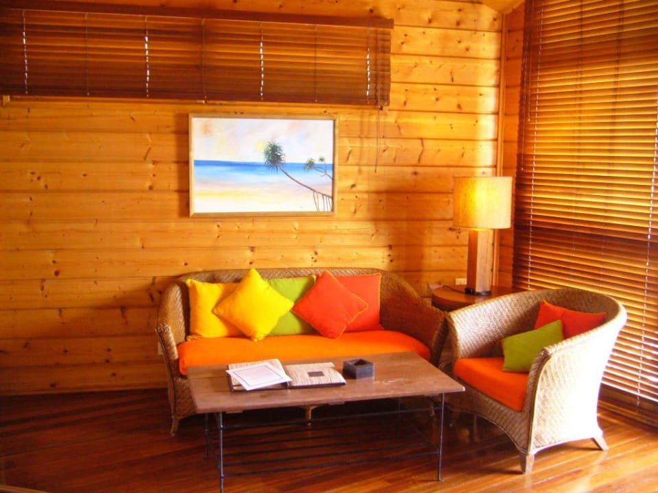 Sitzecke Wasservilla Nr. 523 Meeru Maldives Resort Island