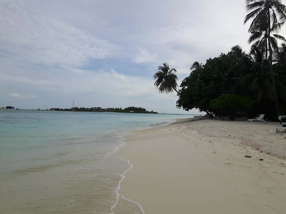 Unser Abschnitt 200er Bungis  Meeru Maldives Resort Island