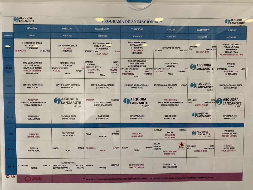 Sport & Freizeit Sentido Aequora Lanzarote Suite