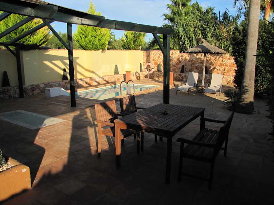 Terrasse der Suite Amapola Finca Amapola - Agrotourismus Hotel