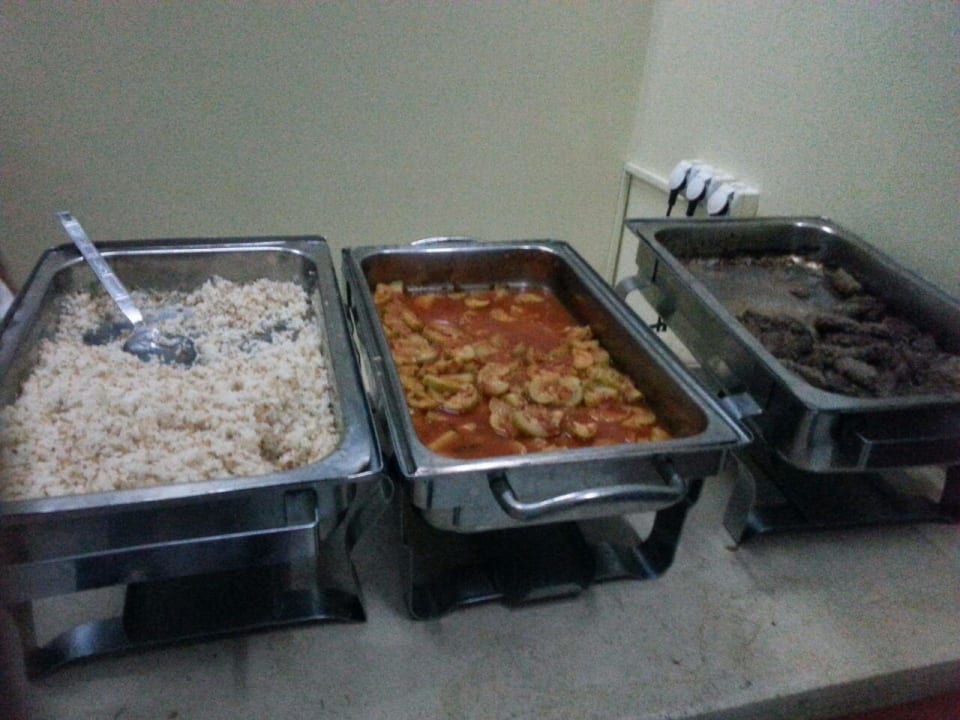 Das war die Auswahl beim abendessen Hotel Sea View