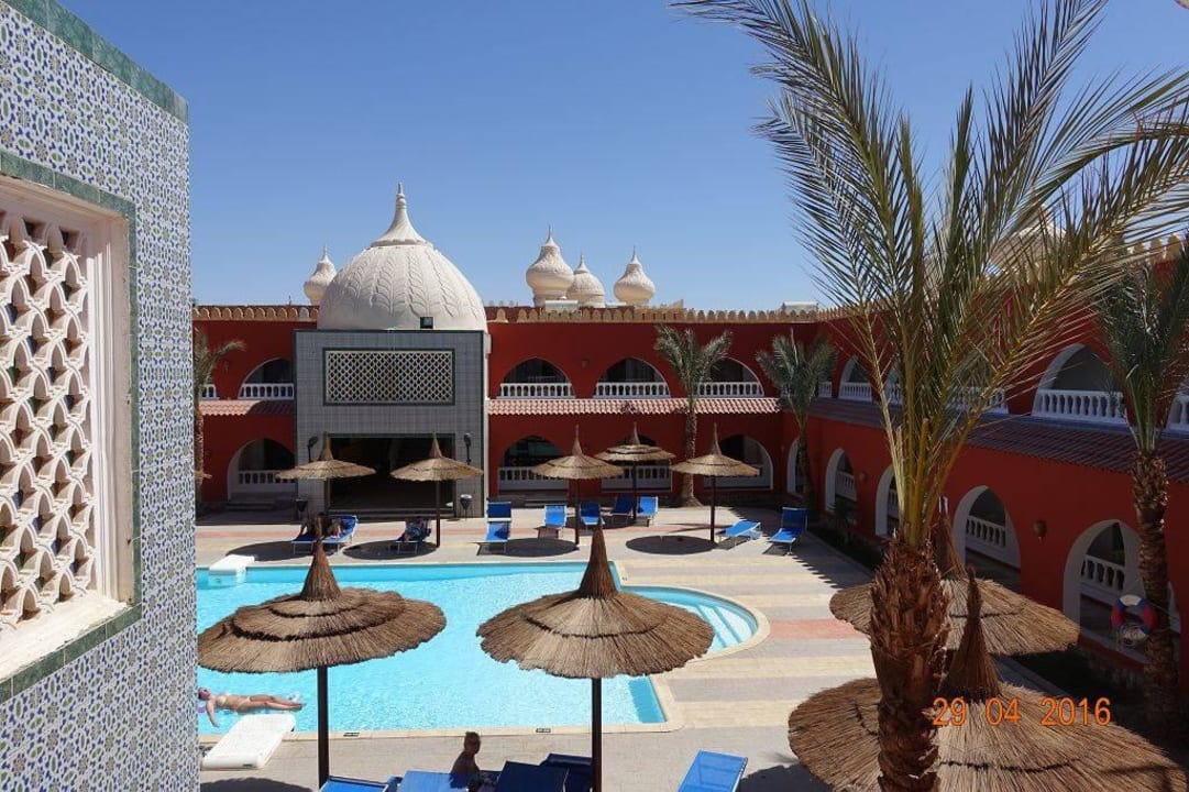 Ausblick Zimmer 255 Pickalbatros Alf Leila Wa Leila Resort - Neverland Hurghada