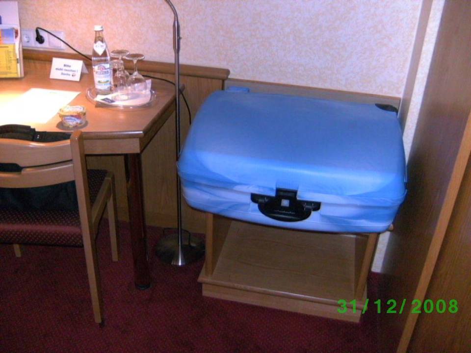 Unser Zimmer Nr. 123 im 1. OG. Hotel Apollo