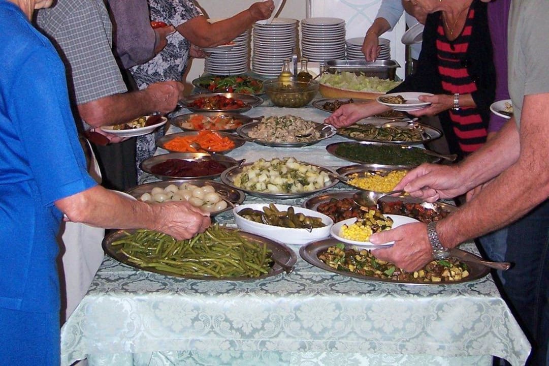 Köstliches Vorspeisenbuffet Hotel Villa Hibiscus