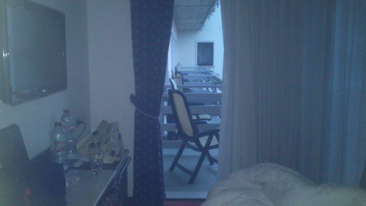 Blick aus der Balkontür Hotel Castello Lake Front