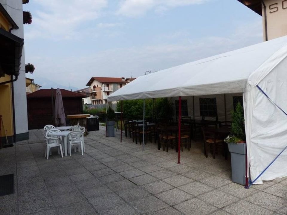 Terrasse Pension Alla Pineta