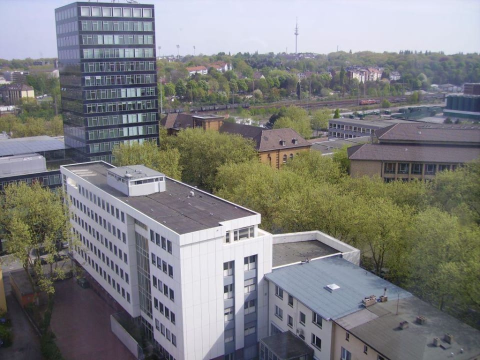 Ausblick von Zimmer 1214 Mercure Hotel Bochum City