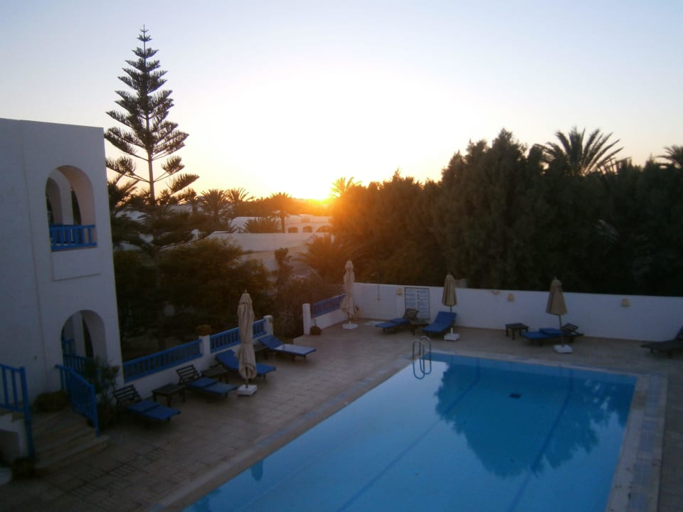 Sonnenuntergang Hotel Dar Salem