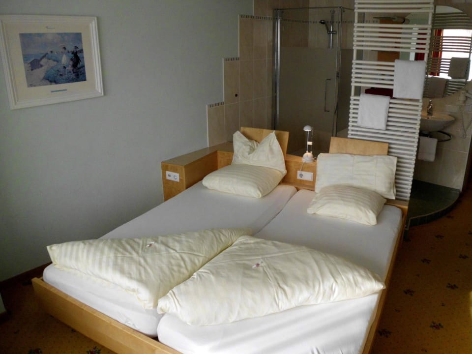 Blick auf das Bett Alpina Resort Nature & Wellness