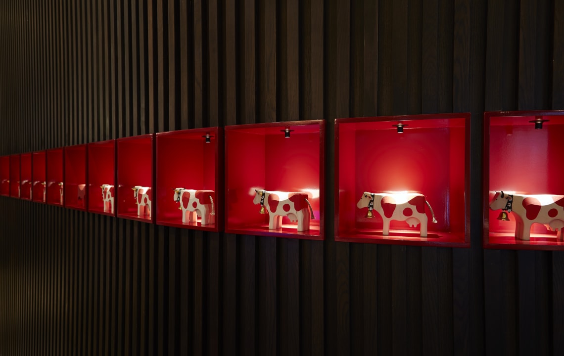 Lobby Red Cow Moran Hotel