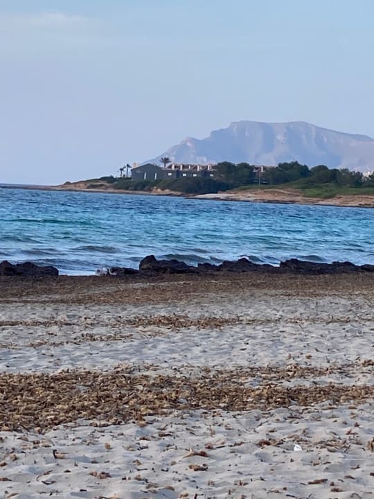 Strand Es Blau des Nord