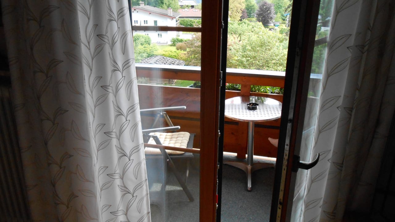 Blick auf den Balkon Hotel Georgenhof