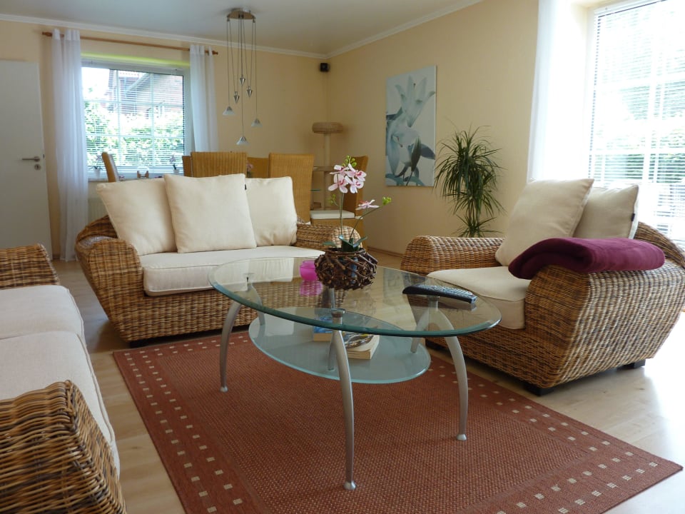 Das Wohnzimmer im Haus Nr.7 Lemke Ferienhäuser - Ferienhaus 7