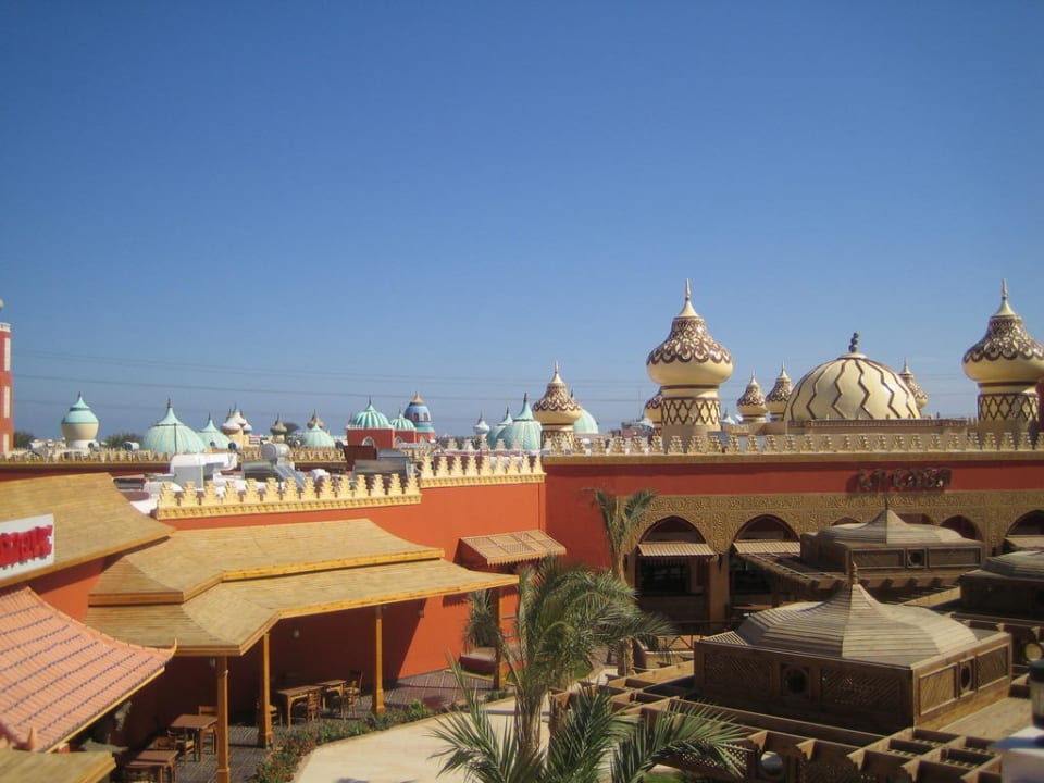 Restaurants von oben Pickalbatros Alf Leila Wa Leila Resort - Neverland Hurghada