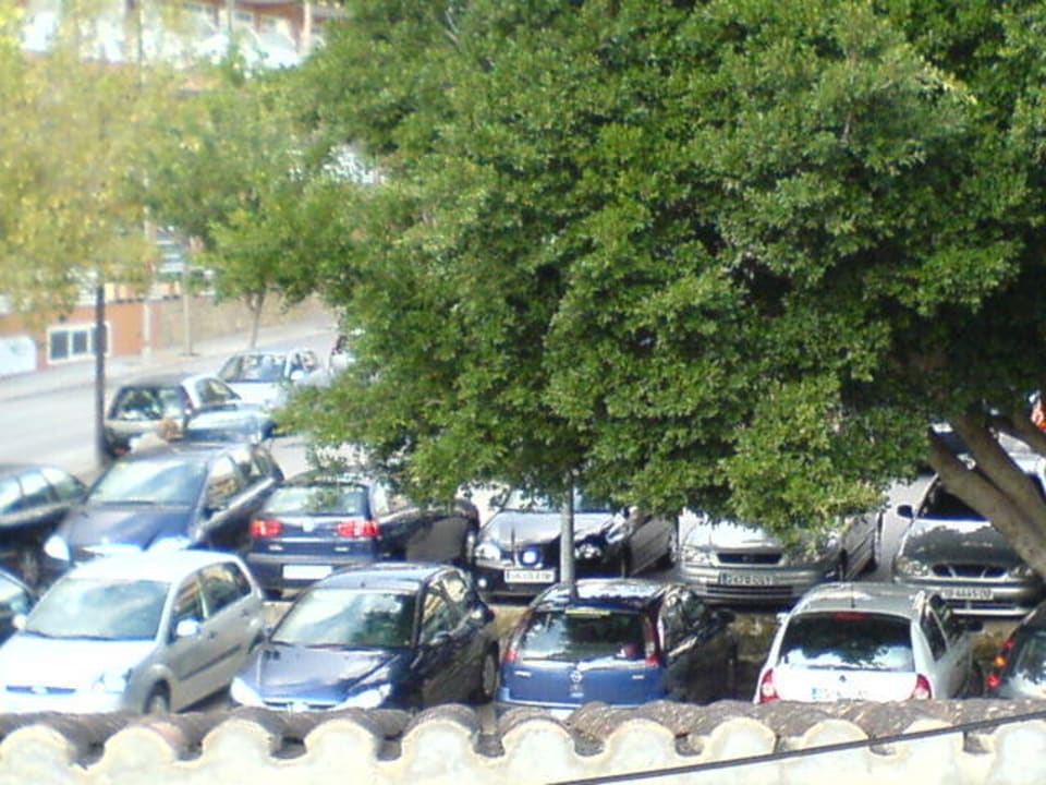 Blick aus der Zimmertüre Hotel Cupidor