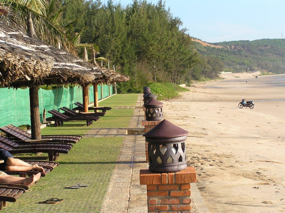 Strand am hotel Pandanus Resort