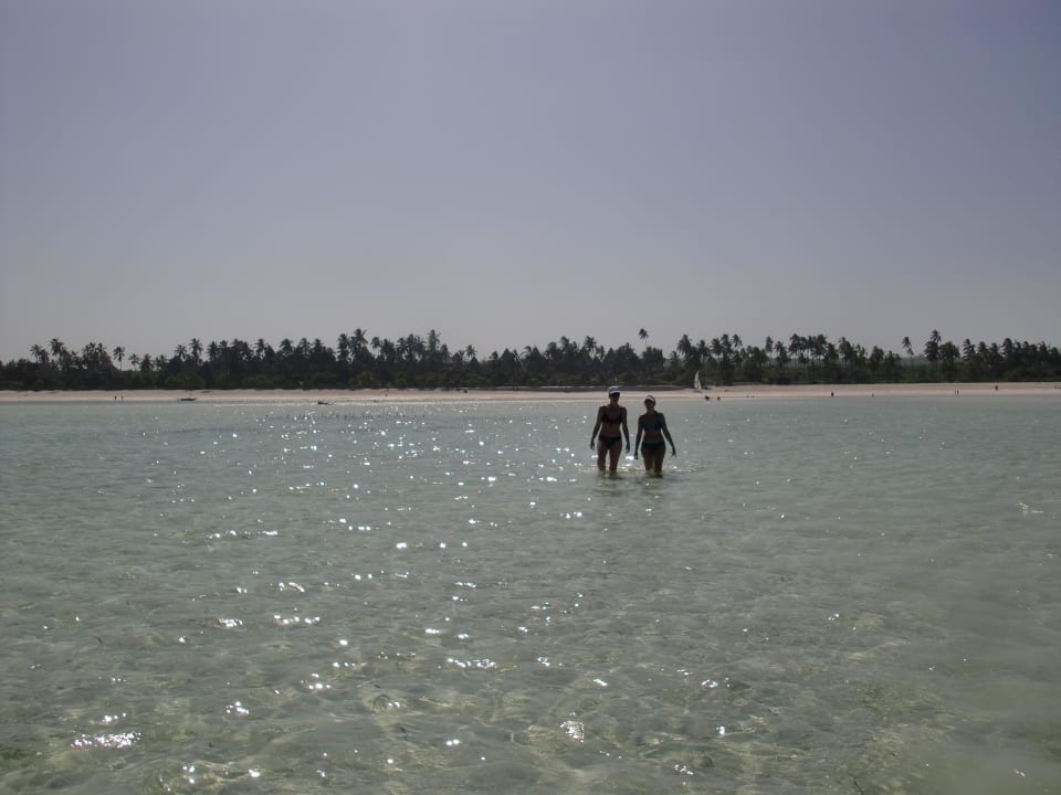 Strandwanderung bei Ebbe Neptune Pwani Beach Resort & Spa