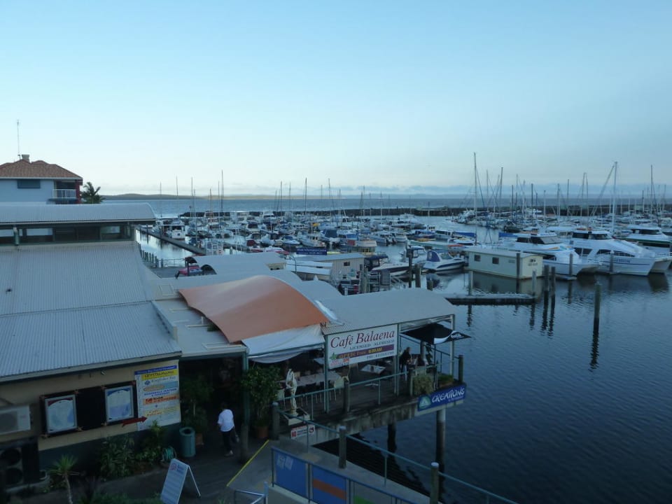 Blick vom Zimmer Hotel Mantra Hervey Bay