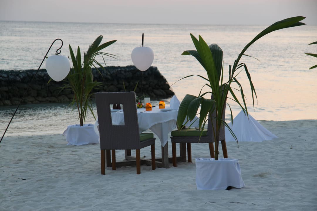 Gleich wird serviert..... Constance Moofushi Maldives